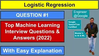 Question #1 | Logistic Regression | Stats Models Training | ML Interview Questions #2022