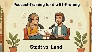 Dein Podcast-Training für die B1-Prüfung: Stadt oder Dorf? Wichtige Phrasen & Redemittel