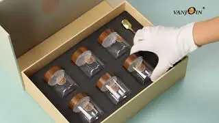 Luxury Box Packaging with Premium Glass Jar and Spoon