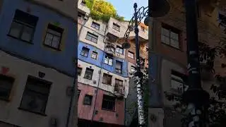 📌Hundertwasserhaus, casa excentrica din Viena #shorts