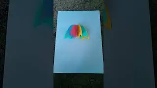 new arts and crafts shorts watch me make a umbrella rain scene #artandcrafts #diycrafts #rain