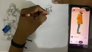 How to sketch#rapid #sketch#art #reels #drawing old man #tranding #video#viralvideo kaise kredrawing