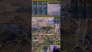 Civ : Double push une cible  #shorts