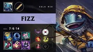 Fizz Mid vs Ahri - KR Master Patch 26.16