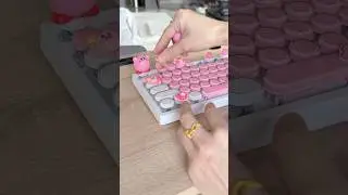 Whoa~ I bought a Kirby keyboard! That&rsquo;s so cute! Stuff like this is just too dreamy to resist🥹❤️❤️