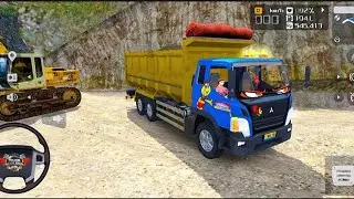 TRUCK SIMULATOR INDONESIA KELAS C TRUK INDO MARET MUAT PASIR IKUT MEMBANTU PEMBANGUNAN MASJID