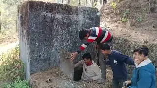 गाय को ले गया मैन जंक्शन जंगल ब्लॉक थोड़ी देर में हम गए लकड़ी तोड़ने के लिए 🥰🥰