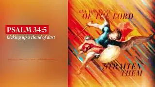 PSALMGIFS  |  Psalm 34:5  |  kicking up a cloud of dust