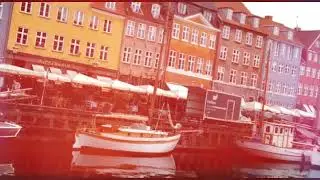 Walking Street Copenhagen Denmark. Beautiful Streets of  Denmark People Enjoying Walk in Copenhagen.