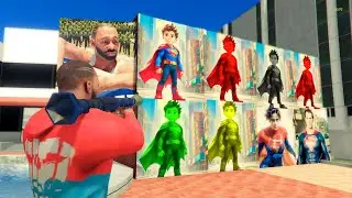 Franklin Open All BABY SUPERMAN KID (Mystery Container) in Indian bike driving 3d