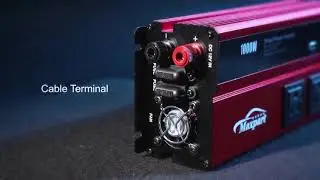 Maxpart 1000W Power Inverter Truck/RV Inverter 12V DC to 110V AC Converter
