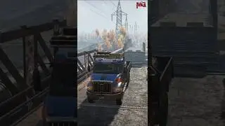 Factory Ground Old Bridge Reconstruction in SnowRunner