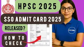 hpsc sco admit card 2025 | hpsc senior scientific officer admit card 2025