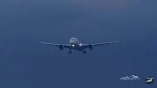 Tire Airways Boeing 787-8 landing at Japan International Airport￼