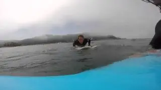 GoPro Surfing Linda Mar beach