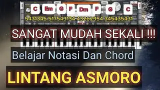 Tutorial bermain ORG dangdut LINTANG ASMORO || di sertai Not angka dan Chord || cover org 2024 vip