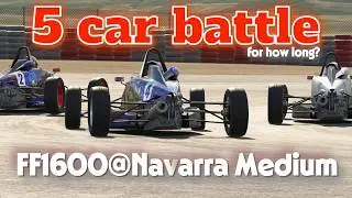 Five Cars Up Front&hellip; For How Long? | FF1600 @ Navarra (2.5K SOF)