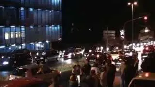 Autokorso nach dem 1:0 Sieg gegen Argentinien am 13.07.2014 in Mönchengladbach