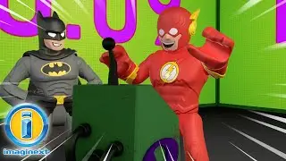 Batman and The Flash in an Escape Room Riddle! | DC Super Friends | Imaginext