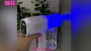 🔥 Electric Sanitiser Sprayer Handheld Blue Light Nano Steam Disinfection Spray