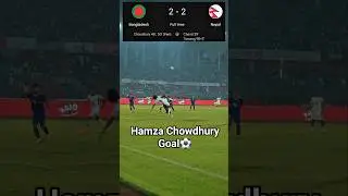 Highlights | Bangladesh vs Nepal | FIFA International Friendly Match 2025 | Hamza Chowdhury Goals