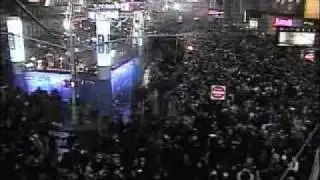 Times Square Traffic Cam - New Year's Eve 2010
