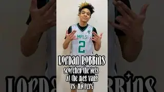 Lordan Robbins: Scorched the Nets at the Meg Vang vs. MN Fury! #centralbasketball