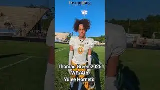 #recruiting #recruitment Top WRs in Jacksonville FL Thomas Green 2025 of Yulee Hornets
