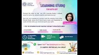 Ep 1 | Fun Therapy with Art Session | Shweta Singh | Inspiring Seniors Foundation