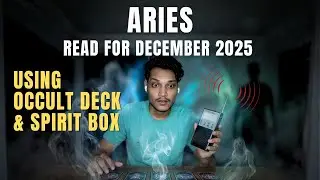 Aries..your December Alert is Symbols, Dreams & A Hidden Door || Occult Tarot Deck + Spirit Box