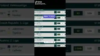 MAY 07 2021 FREE VIP BETTING BOOKIES BETTING TIPS TODAY FOOTBALL BETTING FIXED MATCHES PREDICTION