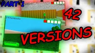 (PART 1/2) winning ALL VERSIONS of BALDI'S BASICS PLUS
