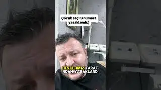 Bir berber &ccedil;ocuklar i&ccedil;in 3 numara sa&ccedil; stilinin yasaklandığını a&ccedil;ıkladı #shortsfeed #shortsviral