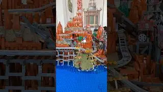 LEGO Big Thunder Mountain 🏜️🚂 #btm #disneylandparis #disneyland #bigthundermountain #lego #ride