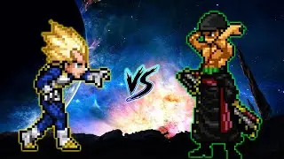 🌟VEGETA SSJ V7 VS TS ZORO JUS IN JUMP FORCE MUGEN