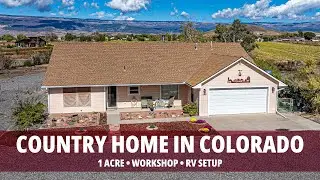 Country Home for Sale in Austin, Colorado | Detached Shop and Over 1 Acre of Land