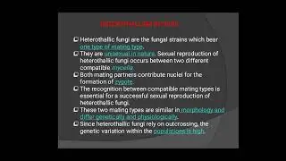 HOMOTHALLISM AND HETERO THALLISM IN FUNGI #fungi #plantdiversity