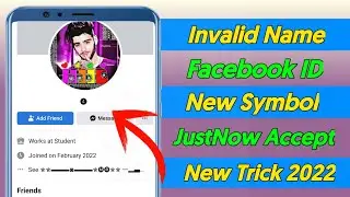 How to make invalid name facebook Account 2022|Facebook invalid name id|Invalid name facebook id