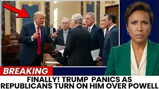 1 MIN AGO: FINALLY! Trump Panics as Republicans TURN on Him Over Powell