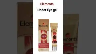 Elements under eye gel #undereyegel