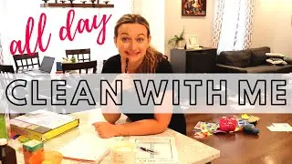 ULTIMATE CLEANING MOTIVATION | WORKING MOM ALL DAY CLEANING
