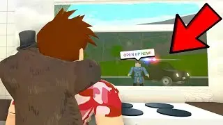 I STOLE CARS In Bloxburg and POLICE Showed Up.. (Roblox)