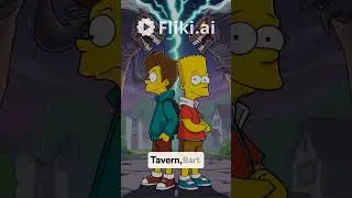 What if Springfield became the setting for Stranger Things? 🌌👾