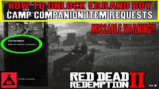 Red Dead Redemption 2 Трофей / Достижение МАЛЬЧИК НА ПОСЫЛКЕ - Места запроса предметов - ВНИМАНИЕ...