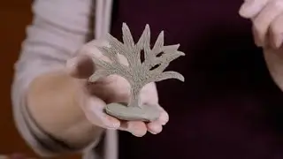 Sculpting a Fancy Tree With Clay