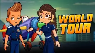 Kalari Kids - World Tour | Animated Cartoons For Kids | Fun Kids Videos