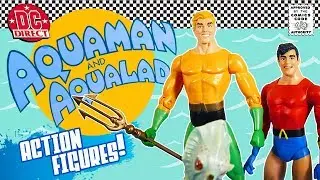 DC Direct Classic Silver Age Aquaman & Aqualad Deluxe Action Figure Set Toy Review