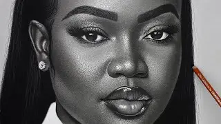 charcoal portrait / face shading