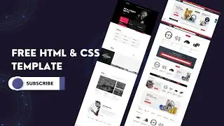 free premium html and css template  with javascript | free template #htmltemplate