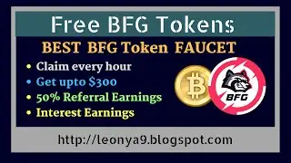 Win Free BFG Tokens worth $300 Daily | Claim Free BFG Tokens every hour | Best Free BFG Faucet